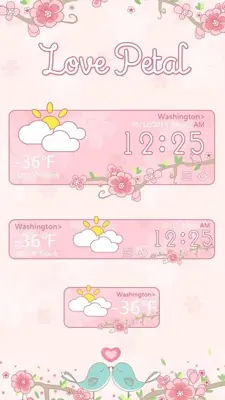 LovePetal GOLauncher EX Weather 2in1 android App screenshot 2