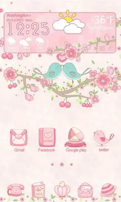 LovePetal GOLauncher EX Weather 2in1 android App screenshot 5